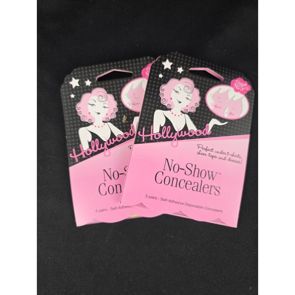 2x Hollywood Fashion Secrets No-Show Concealers Breast Petals Self Adhesive